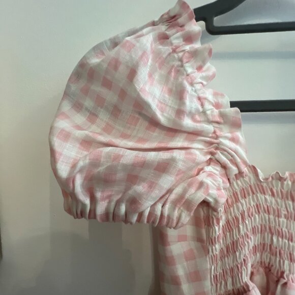Sleeper Picnic Dress in Pink Gingham - Picture 10 of 12